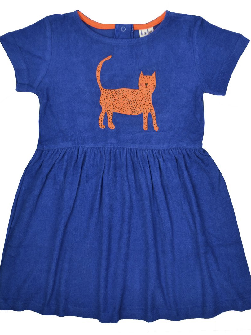 Kleid Coco D Terry true blue von BaBa Kidswear