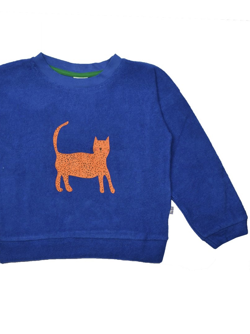 Unisweater Terry true blue von BaBa Kidswear