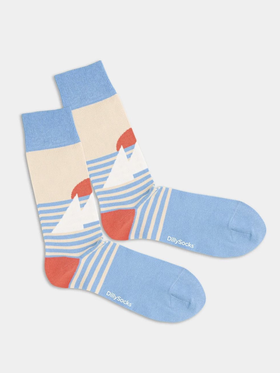 Socken Abstract Sailing multi von DillySocks