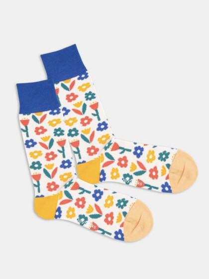 Socken White Meadow multi von DillySocks
