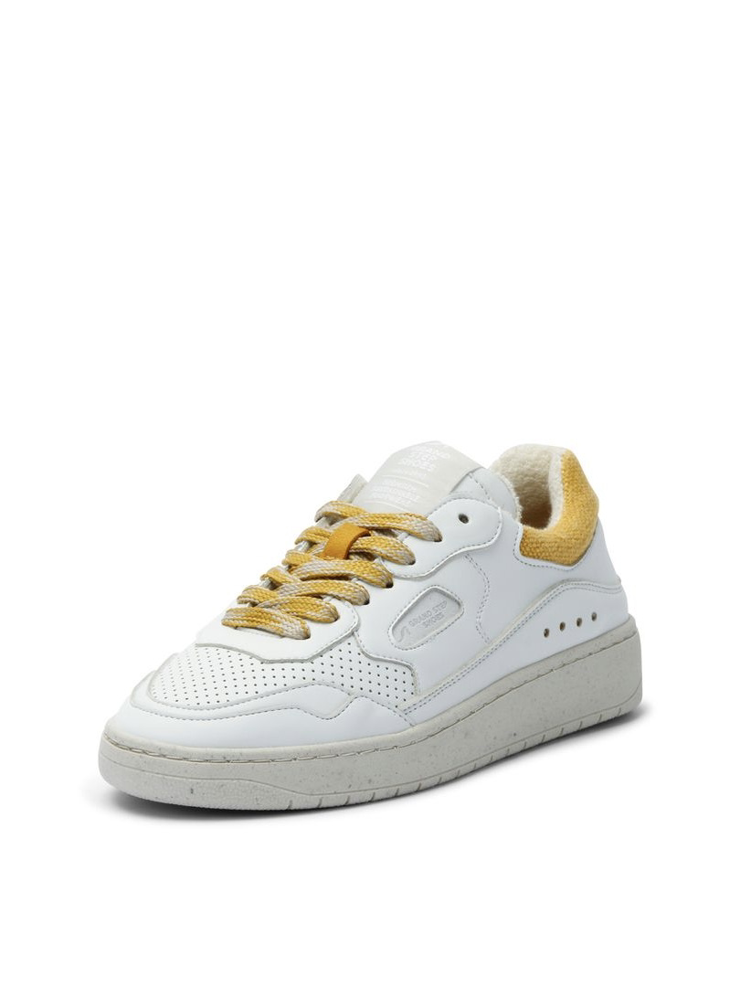 Sneaker Level white-yellow von Grand Step Shoes