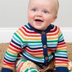 My First Cardi Rainbow Regenbogenbunt von Kite Clothing