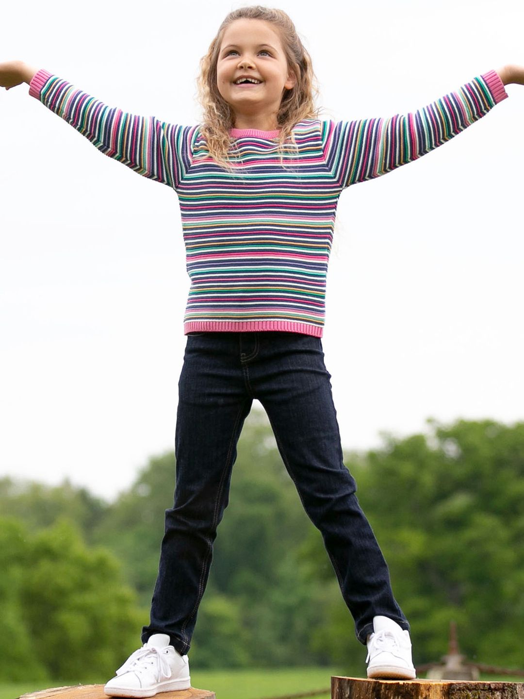 Pullover Sweet Stripe Multi von Kite Clothing
