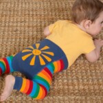 Stricklatzhose Rainbow Sun Regenbogenbunt von Kite Clothing
