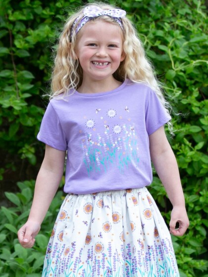 T-Shirt Lavender Love Violett von Kite Clothing