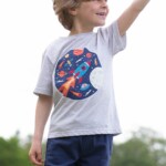 T-Shirt Telescope Tales Grau von Kite Clothing