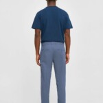 Chuck Regular chino poplin pant Vintage Indigo von KnowledgeCotton Apparel