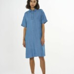 Kleid A-shape denim Vintage Indigo von KnowledgeCotton Apparel