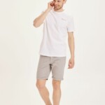 Regular chino poplin shorts Alloy von KnowledgeCotton Apparel