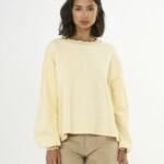 Sweat A-shape fashion Vanilla Custard von KnowledgeCotton Apparel