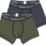 Unterwäsche 2-Pack Burned Olive von KnowledgeCotton Apparel