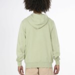 Zip-Sweat hood kangaroo badge Swamp von KnowledgeCotton Apparel