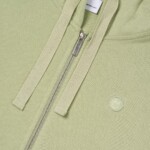 Zip-Sweat hood kangaroo badge Swamp von KnowledgeCotton Apparel