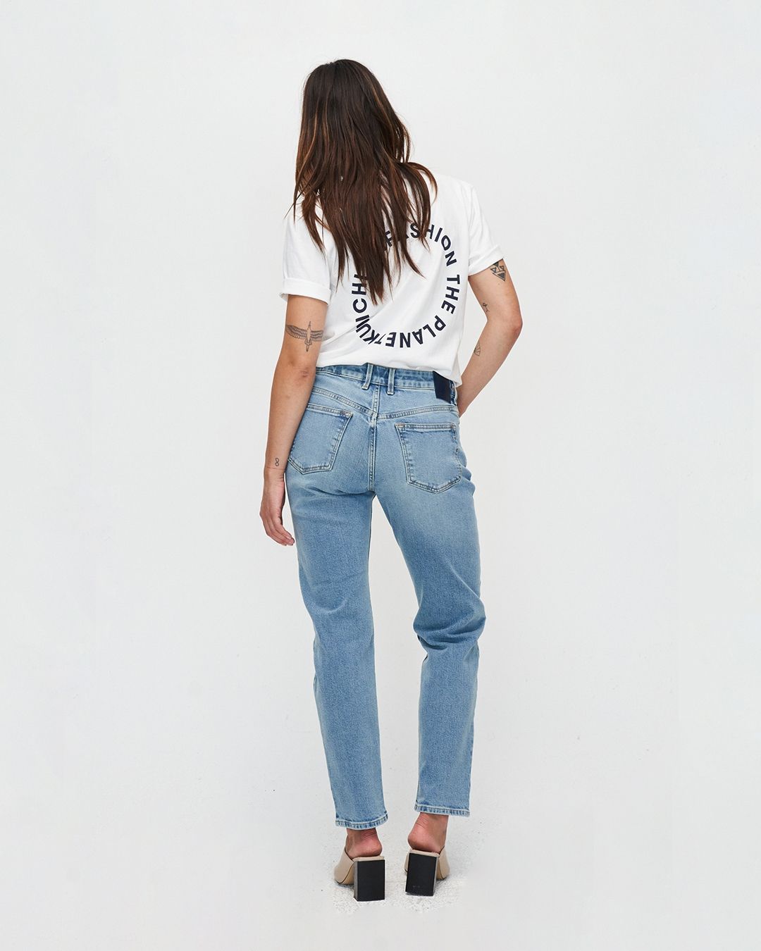 Jeans Jenna Boyfriend Faded Indigo von Kuyichi