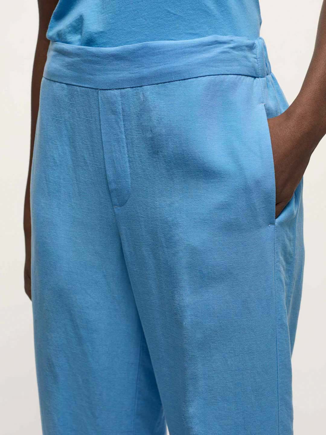 7/8 Hose mit weitem Bein blue sea von Lanius