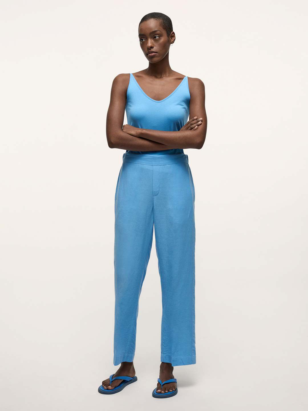 7/8 Hose mit weitem Bein blue sea von Lanius