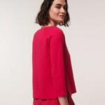 Pullover in Punto Milano raspberry von Lanius