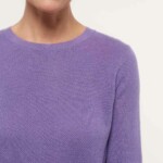Struktur-Halbarmpullover lilac von Lanius