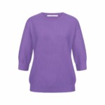 Struktur-Halbarmpullover lilac von Lanius