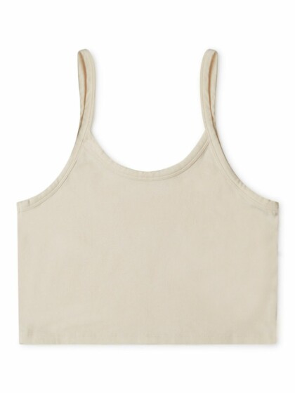 Basic Crop Top ecru von MATONA