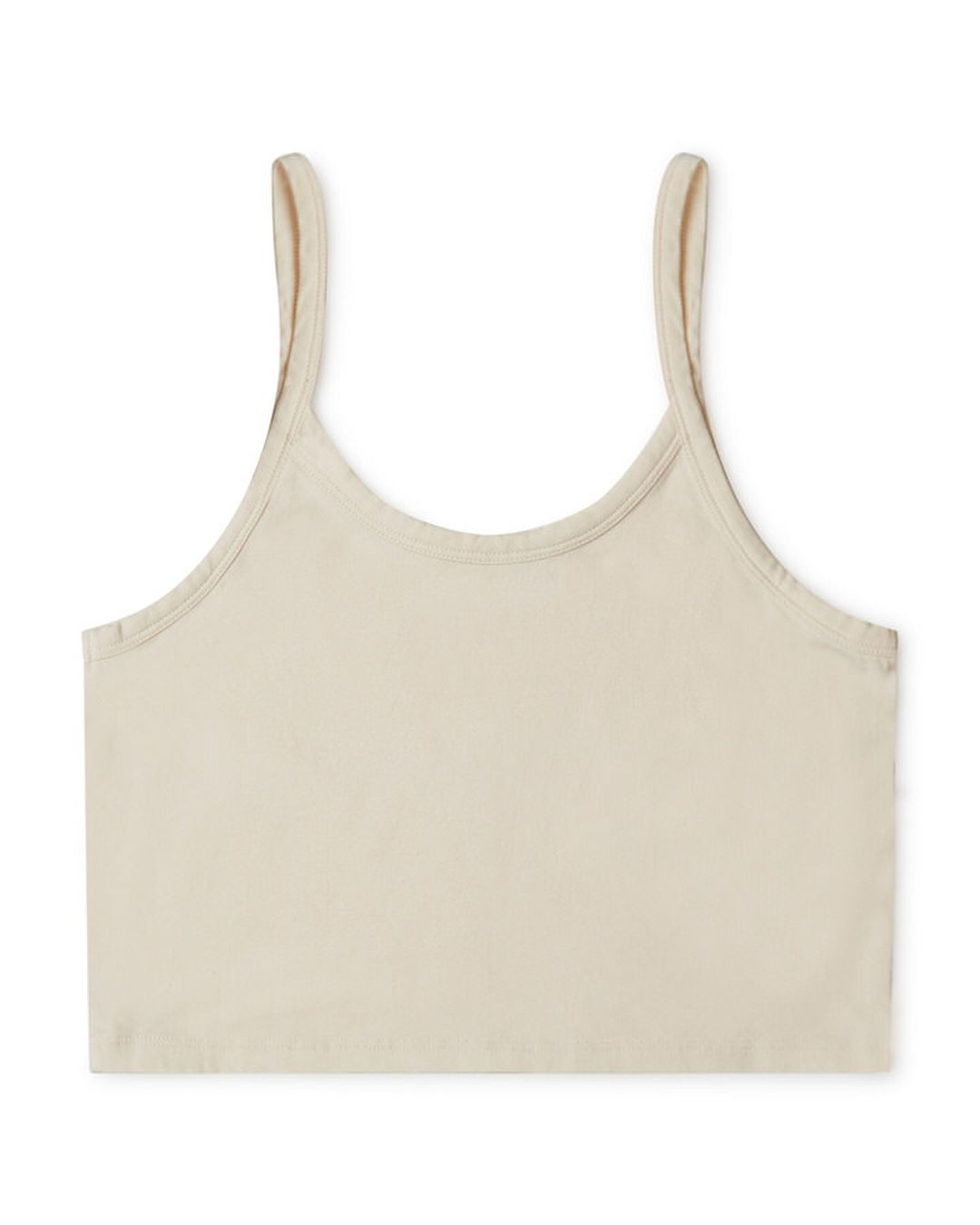 Basic Crop Top ecru von MATONA