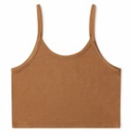 Basic Crop Top toffee von MATONA