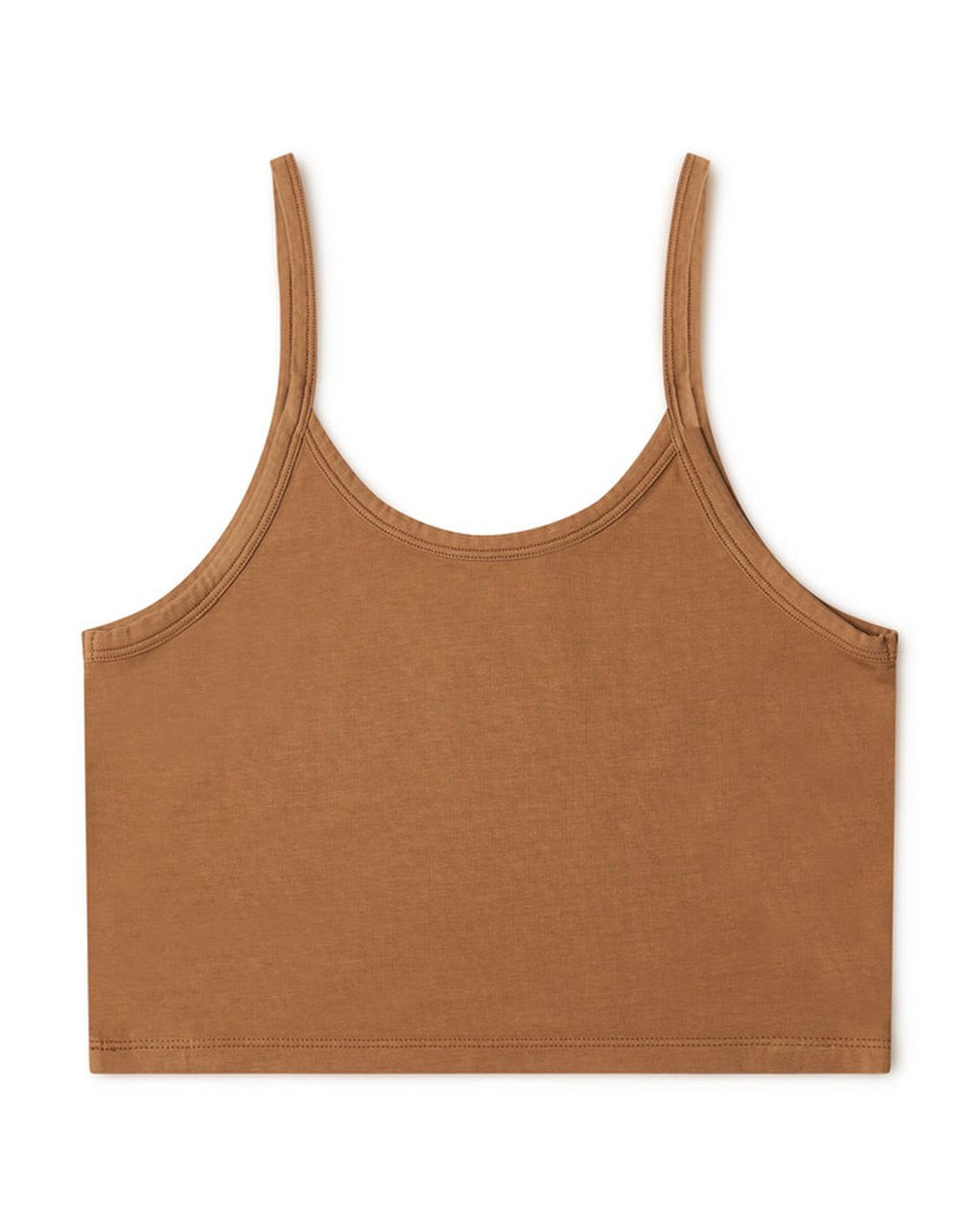 Basic Crop Top toffee von MATONA