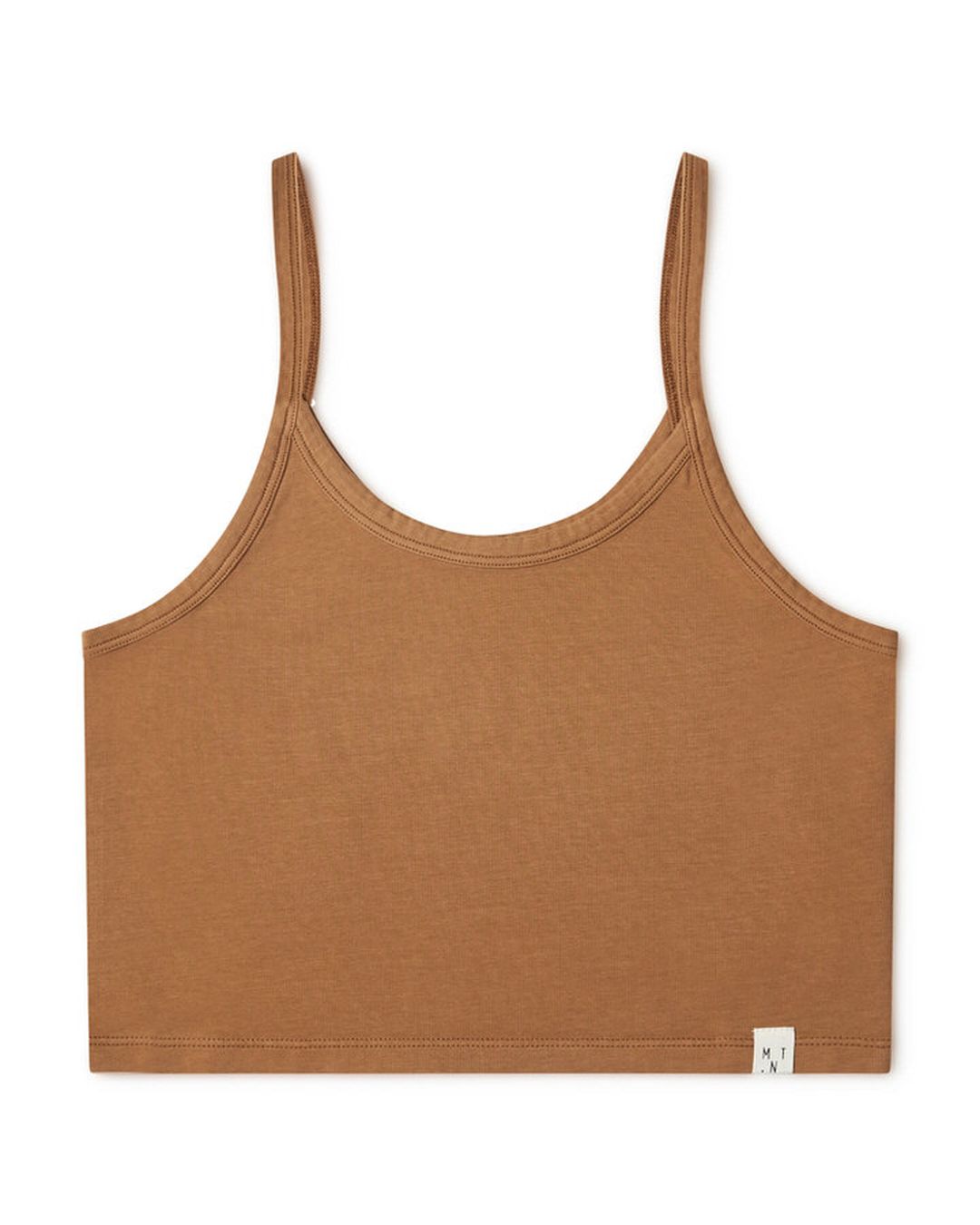 Basic Crop Top toffee von MATONA