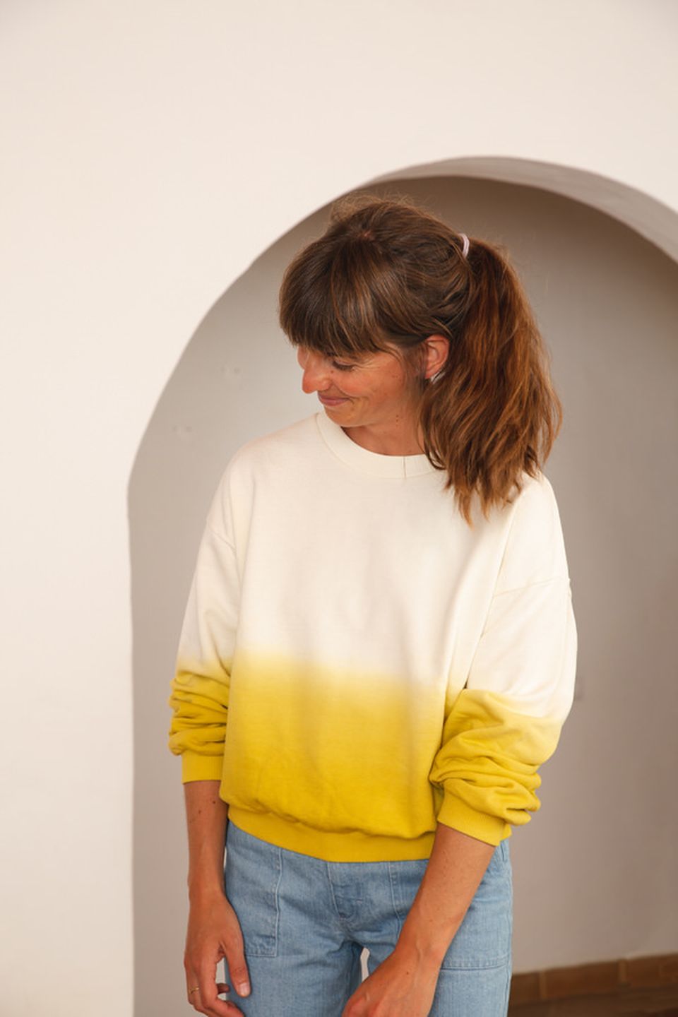 Sweatshirt Light dip dye von MATONA