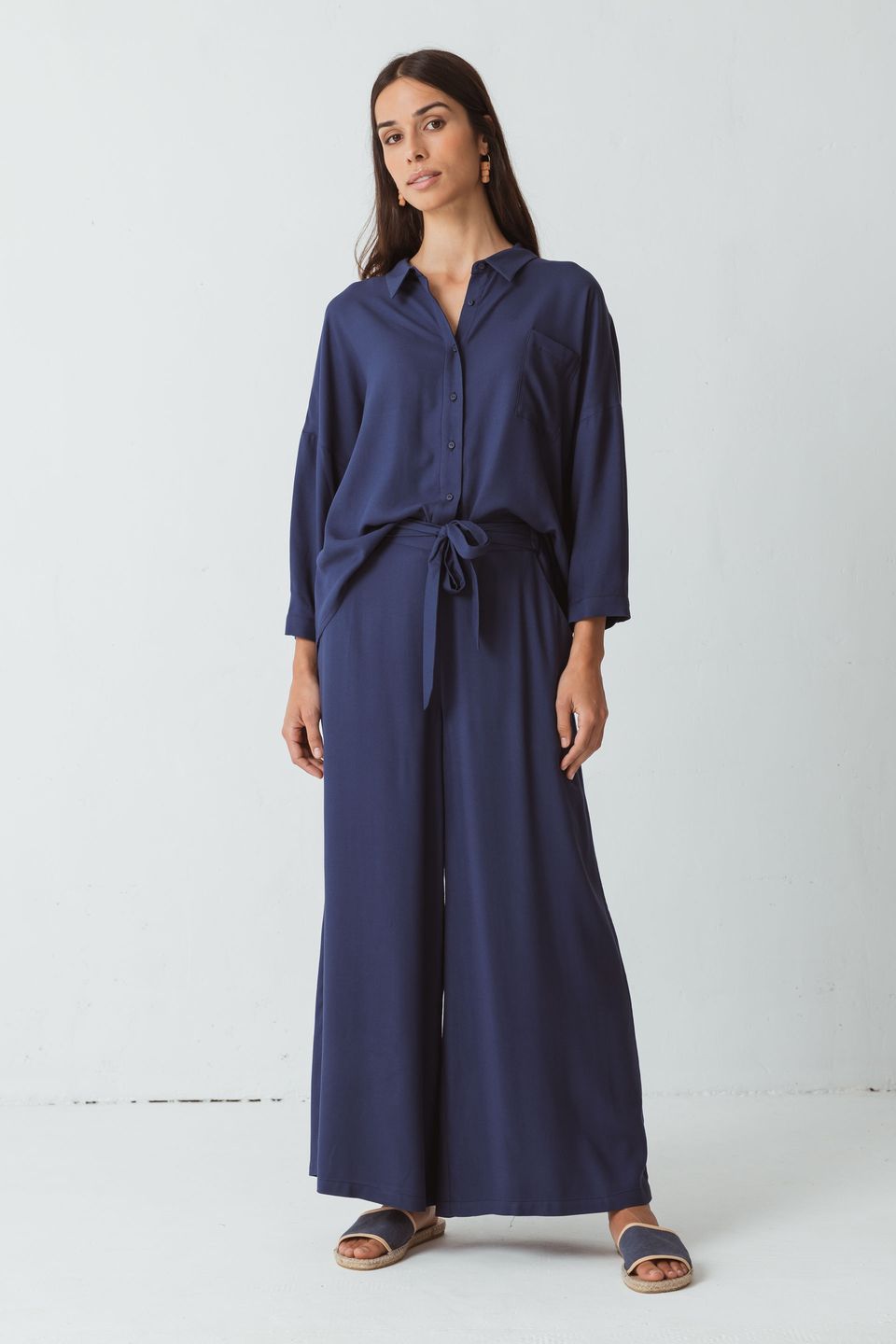 Shirt Mattina Navy von SKFK