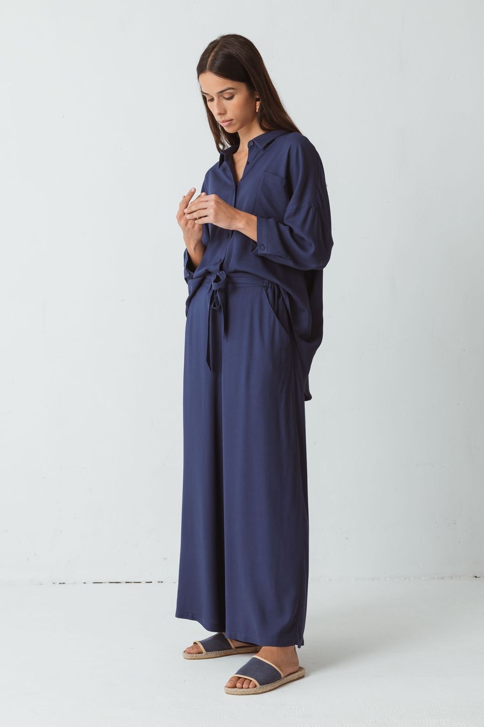 Shirt Mattina Navy von SKFK