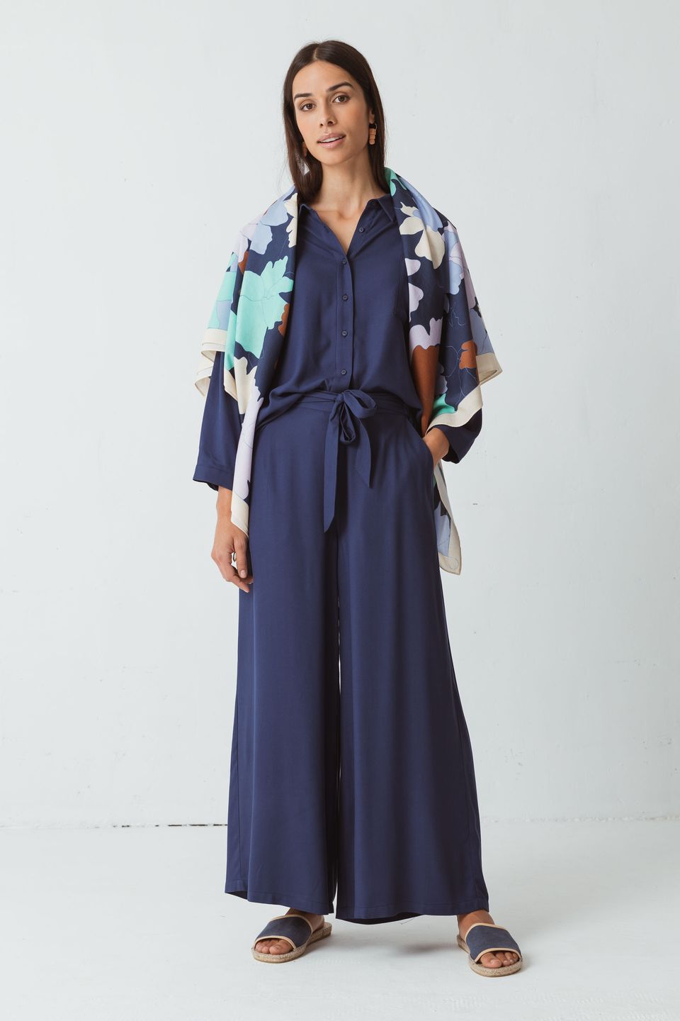 Shirt Mattina Navy von SKFK