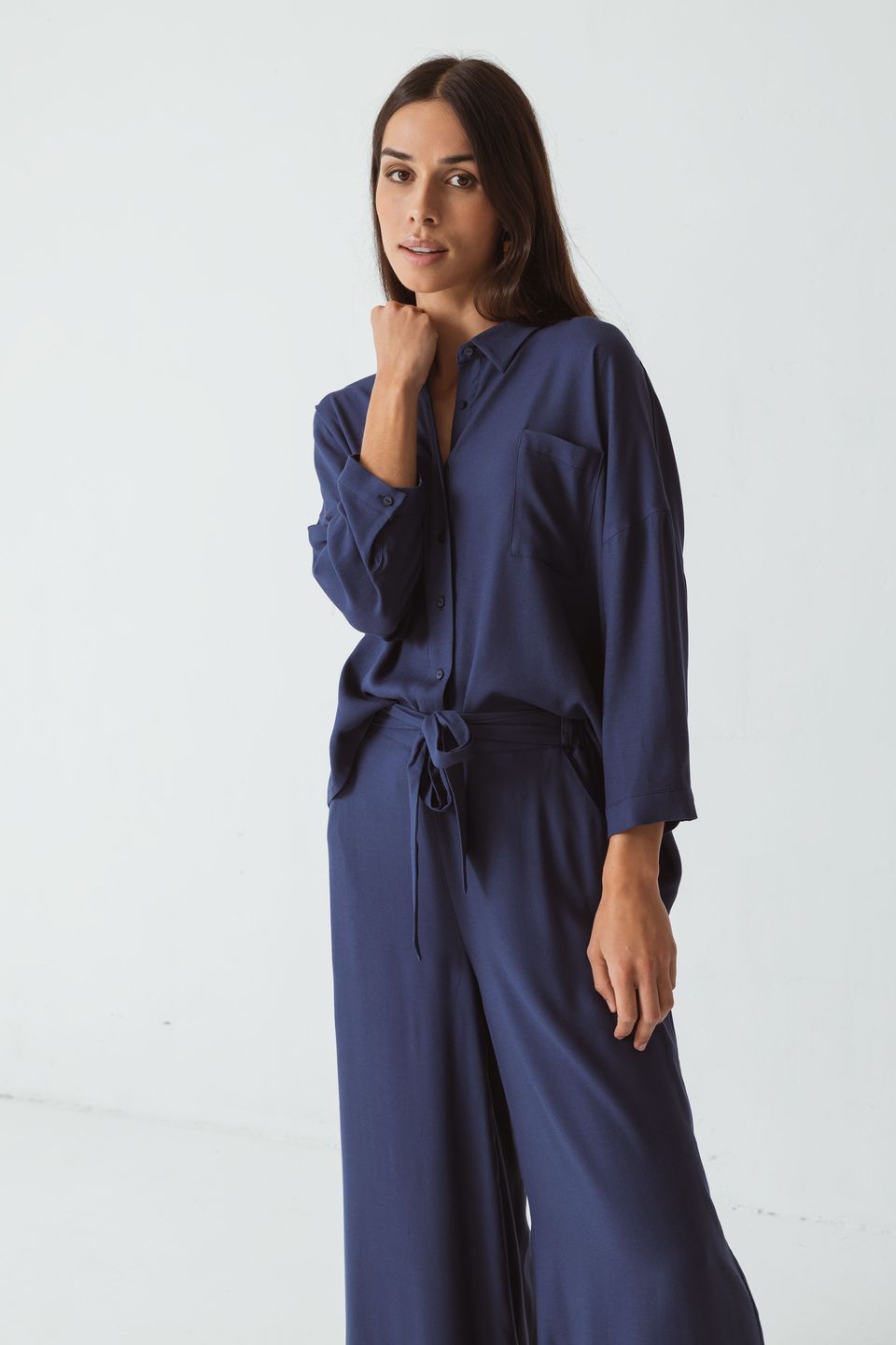 Shirt Mattina Navy von SKFK