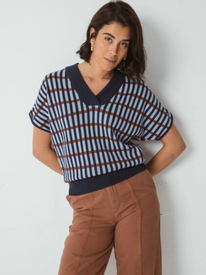 Sweater Garazi Navy von SKFK