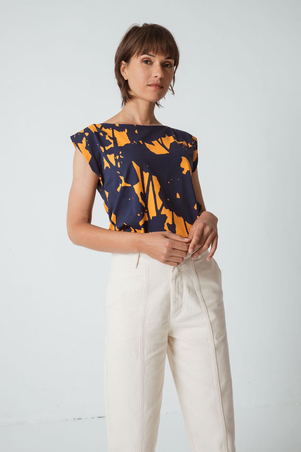 T-Shirt Marixol Navy von SKFK