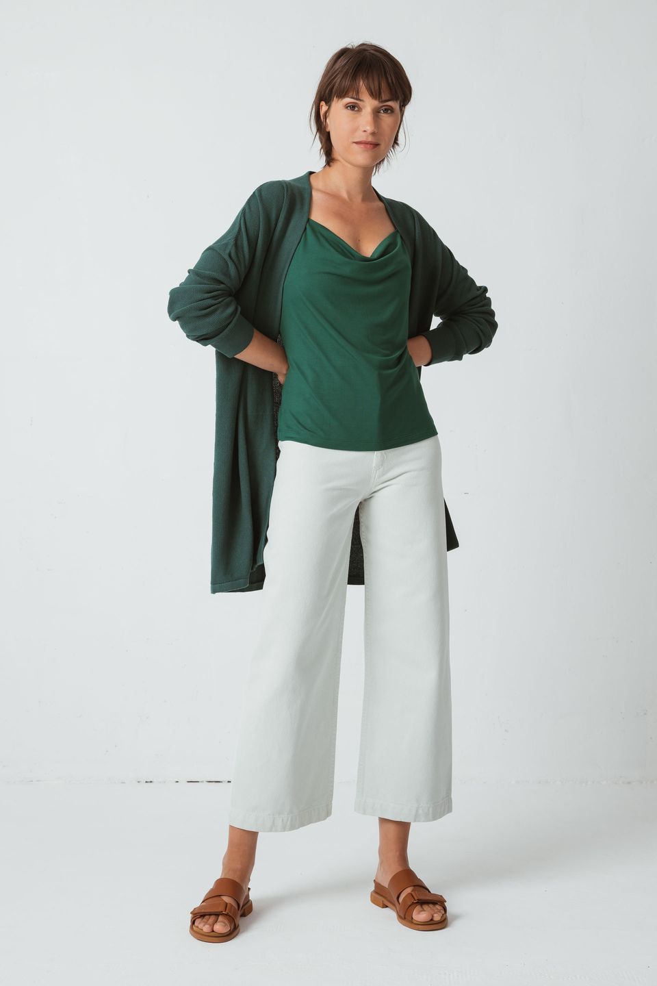 T-Shirt Zazpi Deep Green von SKFK
