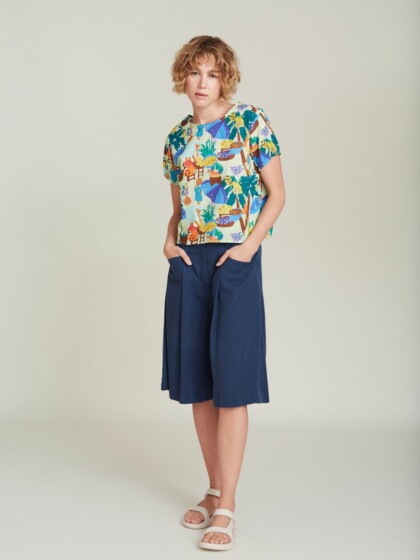 Bluse Cabrera Print Market Print von SUITE13LAB