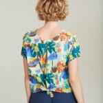 Bluse Cabrera Print Market Print von SUITE13LAB