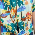 Bluse Cabrera Print Market Print von SUITE13LAB