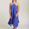 Kurzes Kleid MP Tencel / Leinen Royal Blue von SUITE13LAB