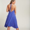 Kurzes Kleid MP Tencel / Leinen Royal Blue von SUITE13LAB
