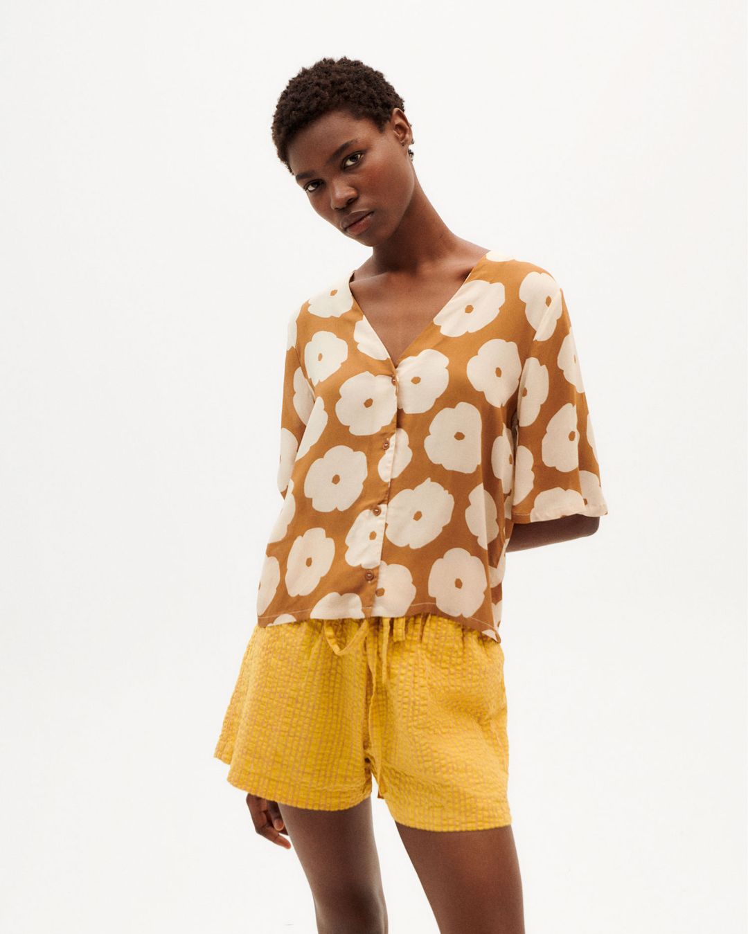Bluse Poppy Libelula Egypt Brown von Thinking MU