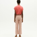 Hose Vichy Seersucker Mariam Clay Red von Thinking MU