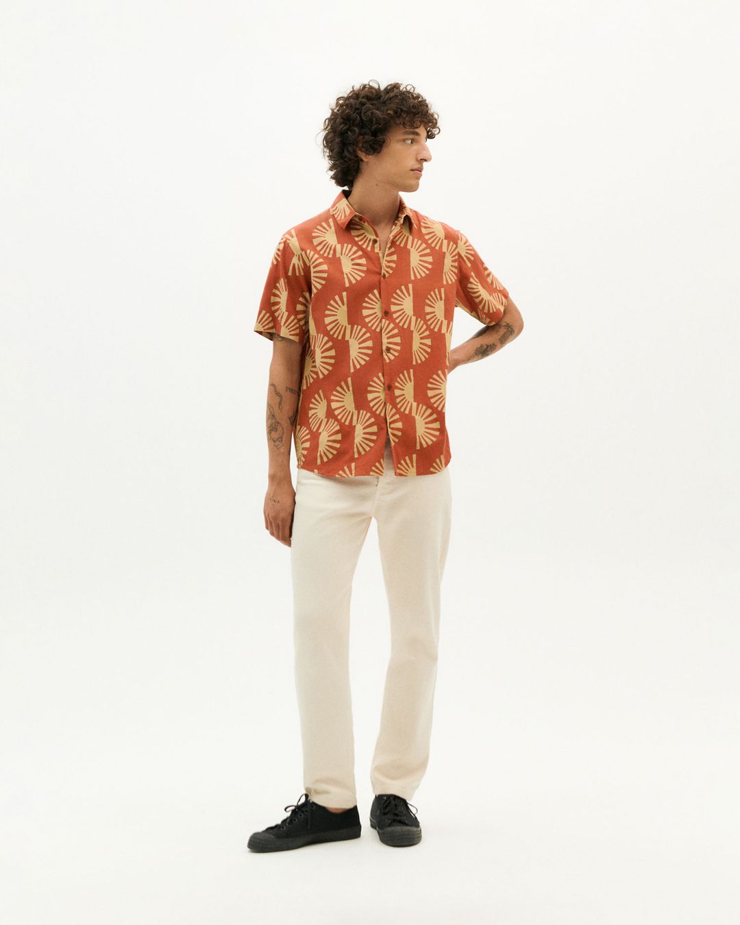 Shirt Big Migdia Clay Red Tom Clay Red von Thinking MU