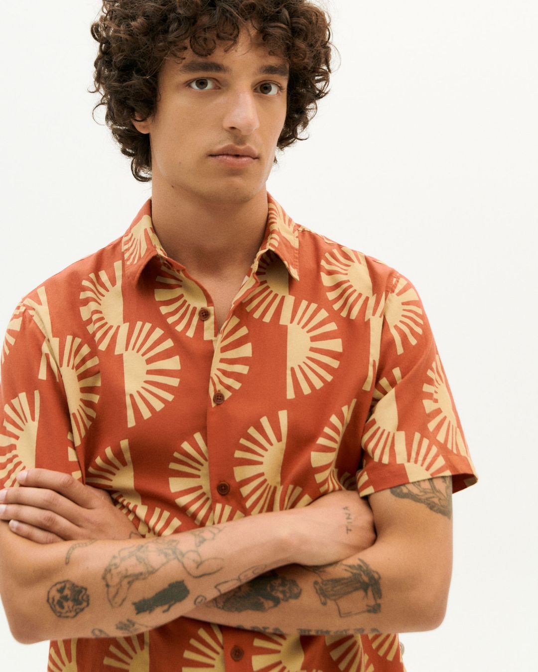Shirt Big Migdia Clay Red Tom Clay Red von Thinking MU