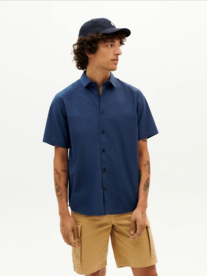Shirt Navy Tom Navy von Thinking MU