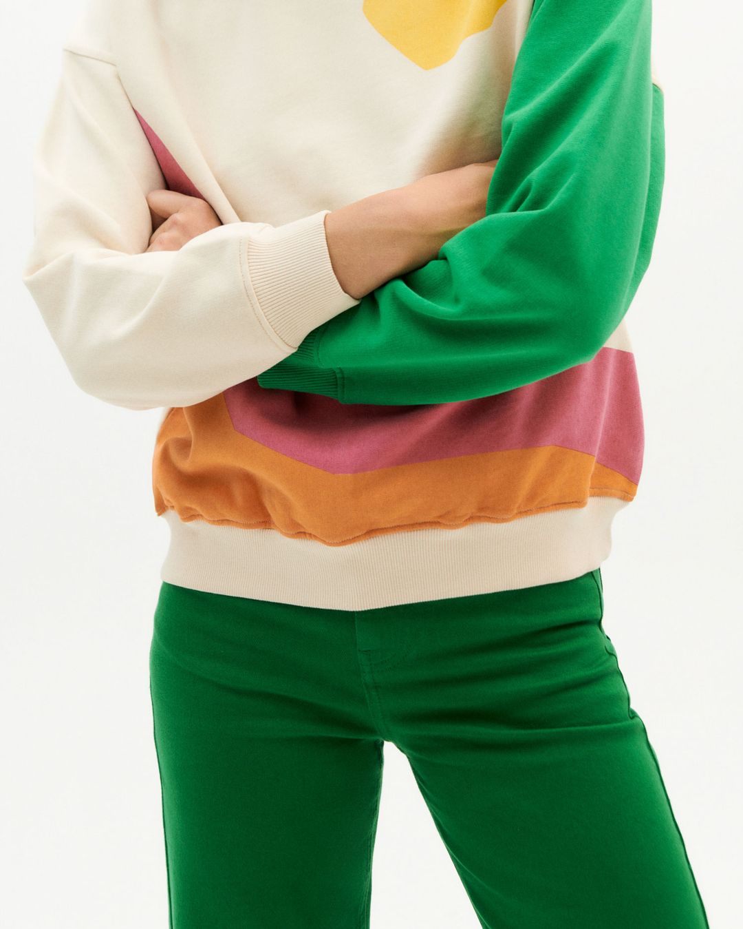 Sweatshirt Sunset Ivory von Thinking MU