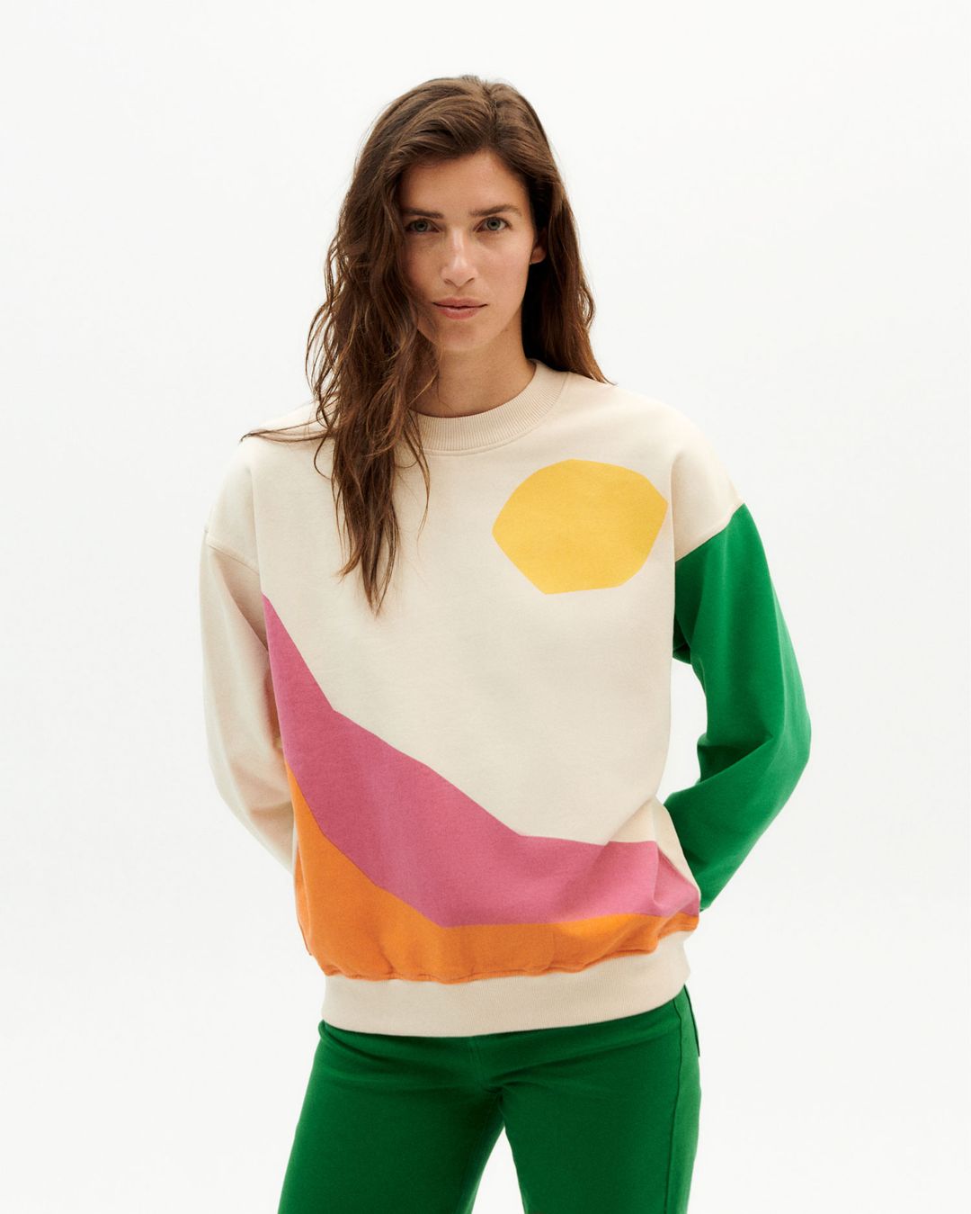 Sweatshirt Sunset Ivory von Thinking MU