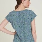Bluse EcoVero Luftig iris von Tranquillo