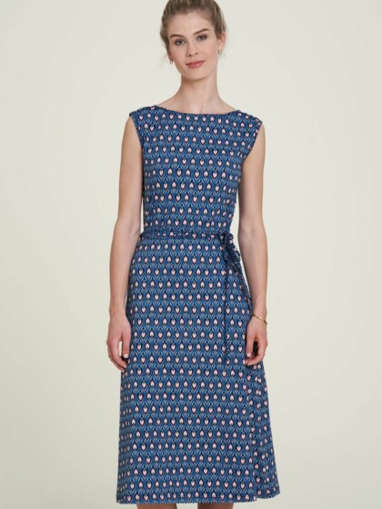 Kleid mit Bindegürtel boho von Tranquillo